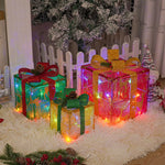 Christmas Lighted Gift Boxes